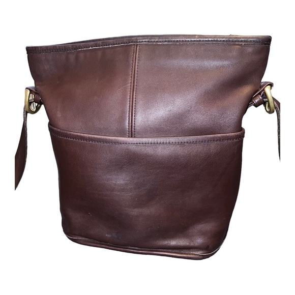 Vintage COACH Bleecker No. B7M-4153 Smooth Leather Bucket Shoulder Bag - Picture 2 of 16